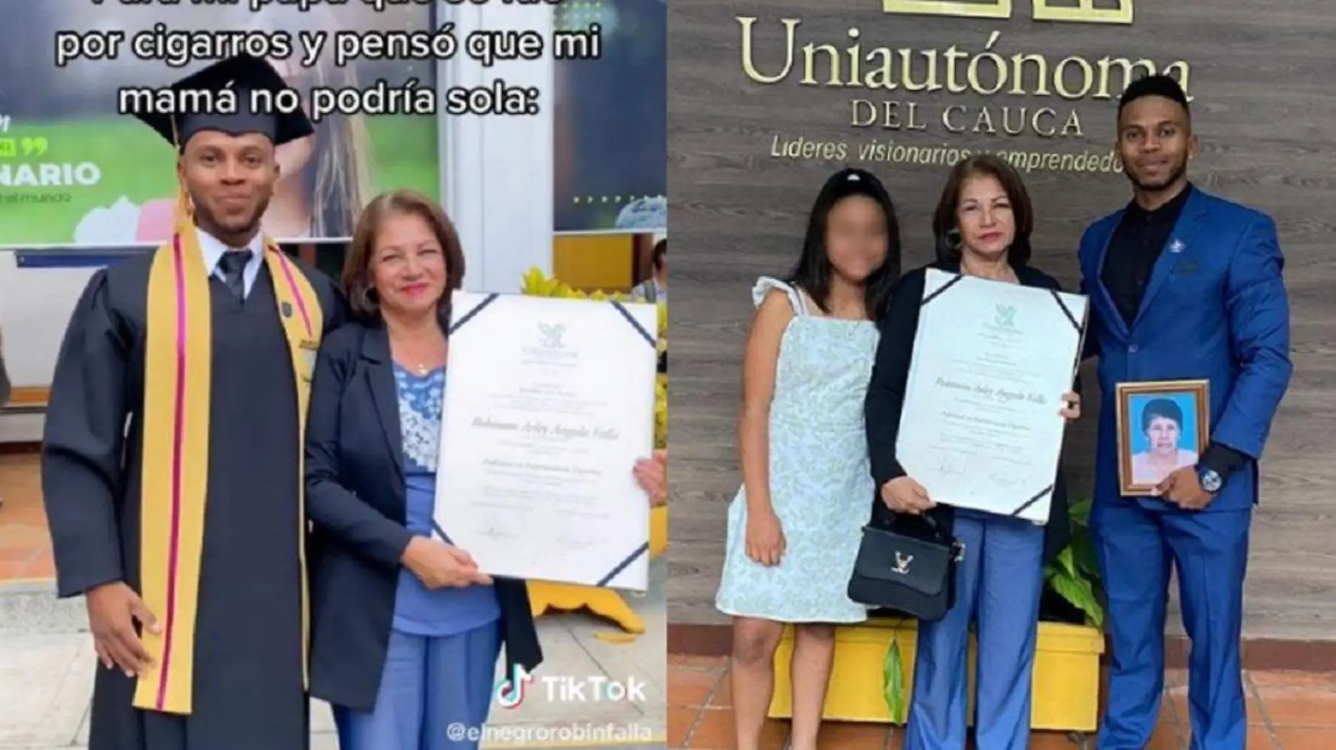 hombre se gradua y manda mensaje a su padre ausente